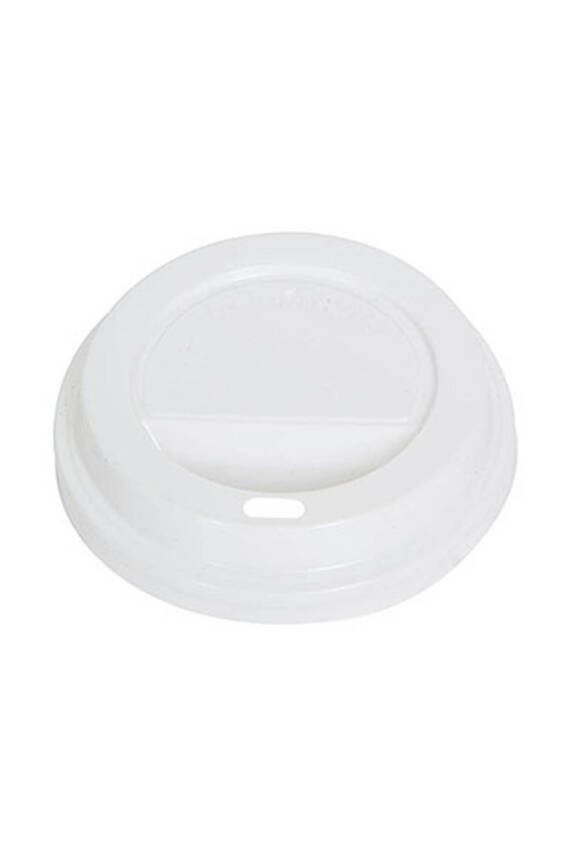 8 OZ KARTON BARDAK KAPAĞI BEYAZ 100 ADET - 1