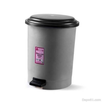 AFORM PEDALLI ÇÖP KOVASI NO:2 10 LT GRİ - AFORM