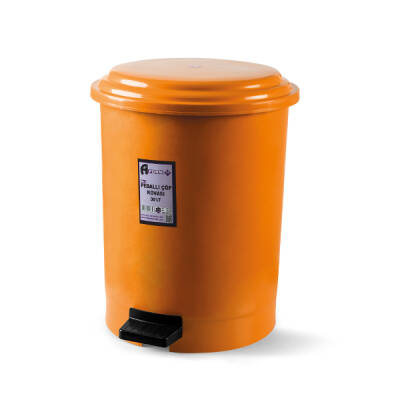 AFORM PEDALLI ÇÖP KOVASI NO:4 30 LT TURUNCU - AFORM