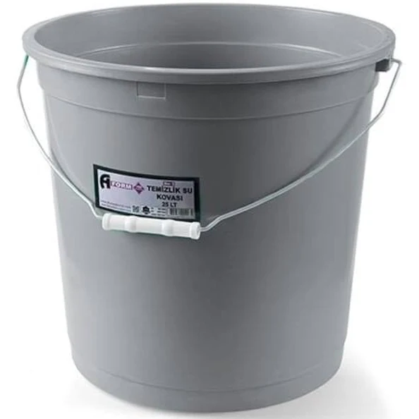 AFORM TEMİZLİK KOVASI GRİ 25 LT - 1