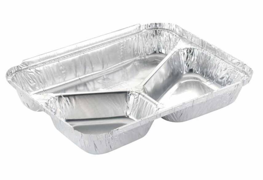 ALÜMİNYUM KASE 3 BÖLMELİ 100 LÜ - 1