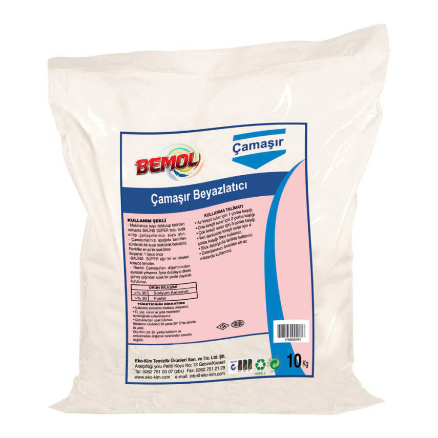 BEMOL OKSİJENLİ ÇAMAŞIR BEYAZLATICI 10 KG - 1
