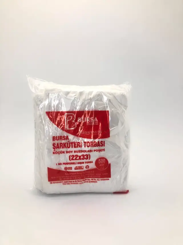 BURSA PLASTİK ŞARKÜTERİ POŞETİ 22X33 500 LÜ - 1
