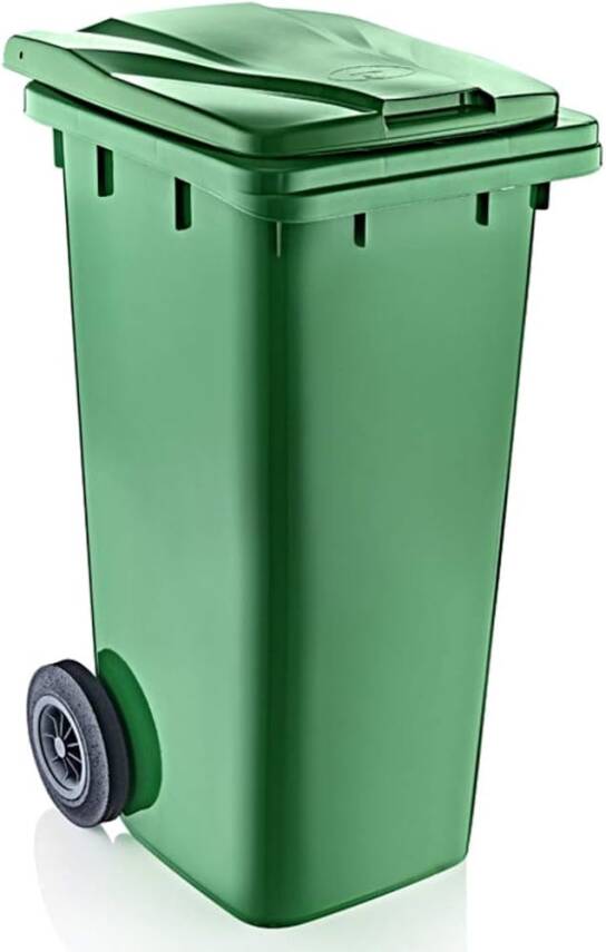 ÇÖP VE ATIK KONTEYNER 120 LT YEŞİL - 1