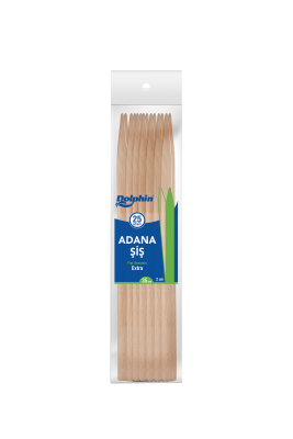 DOLPHİN ADANA ŞİŞ 24CM EXTRA GENİŞ 25 ADET - DOLPHİN