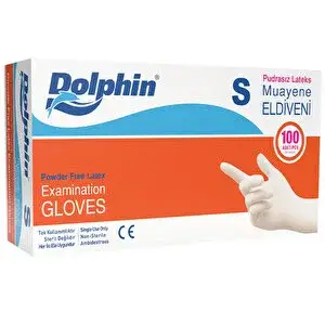 DOLPHİN PUDRASIZ ELDİVEN SMALL 100 ADET - 1