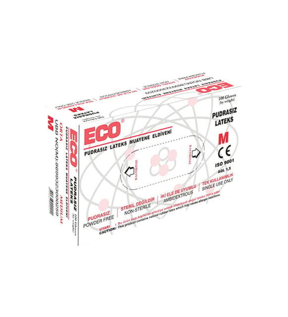ECO NON PUDRASIZ ELDİVEN MEDİUM 100LÜ - 1