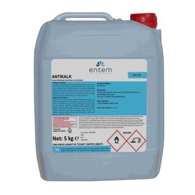 ENTEM ANTİKALK STAR BULAŞIK MAKİNESİ KİREÇ ÇÖZÜCÜ 5 KG - ENTEM