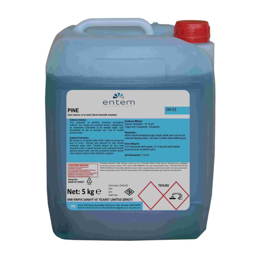 ENTEM PİNE YÜZEY TEMİZLEYİCİ 5KG - 1