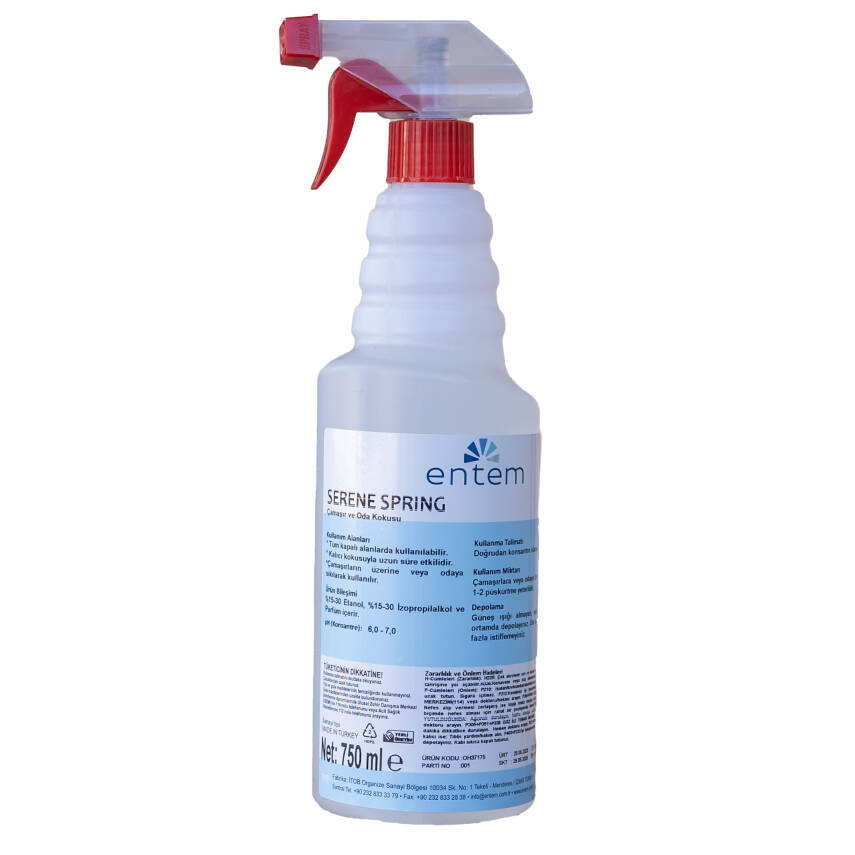 ENTEM SERENE SPRİNG ÇAMAŞIR VE ODA PARFÜMÜ 750 ML - 1