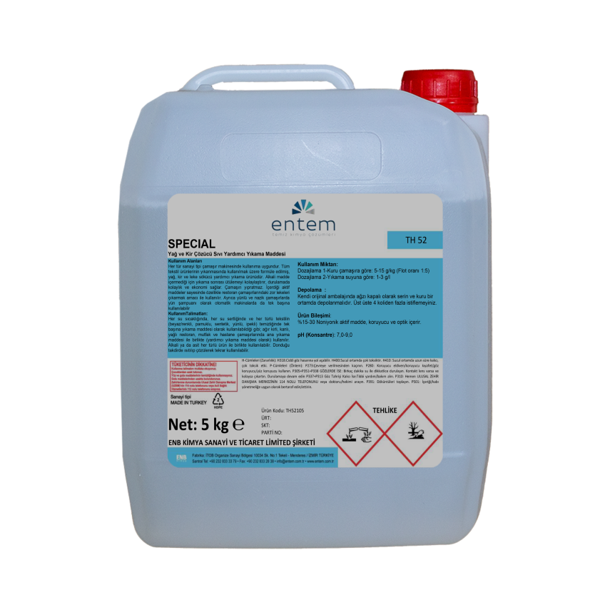 ENTEM SPECİAL YAĞ ÇÖZÜCÜ 5 KG - 1