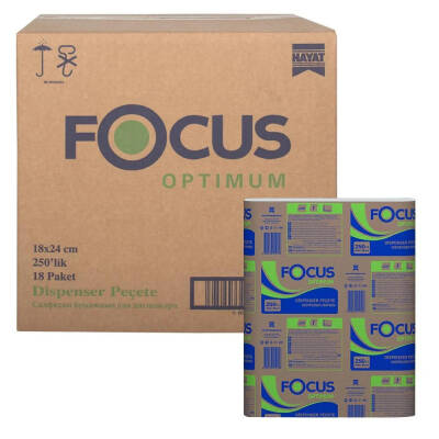 FOCUS OPTİMUM DİSPANSER PEÇETE 18X250 ADET - FOCUS