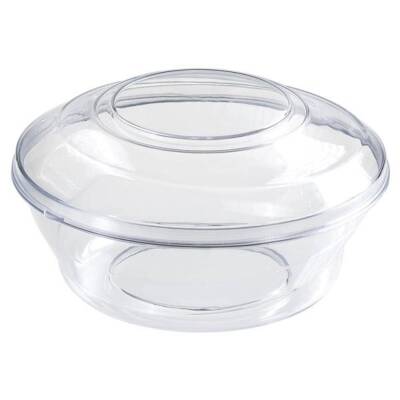 KRİSTAL YUVARLAK KASE KAPAĞI 100 ADET - 