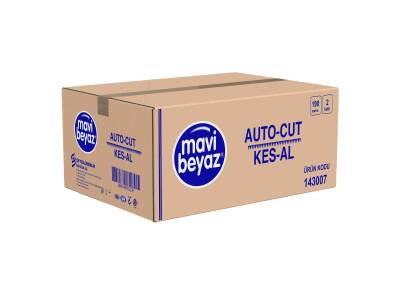 MAVİ BEYAZ PRO EXPERT AUTO CUT HAVLU 190METREX6 - MAVİ BEYAZ