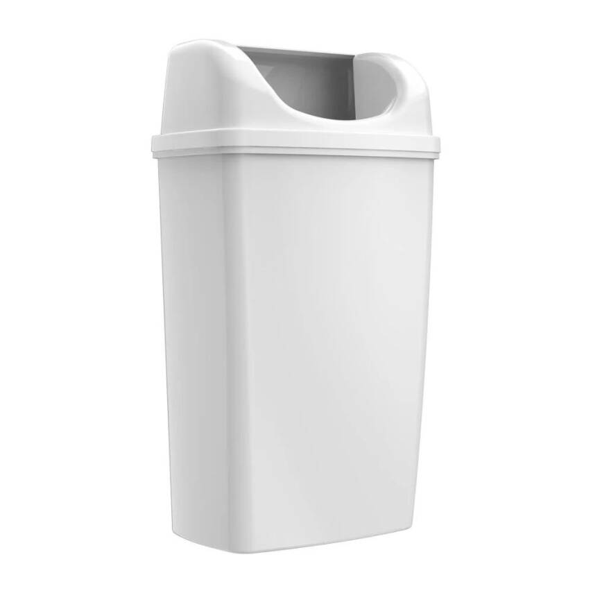 RULOPAK DUVARA MONTE ÇÖP KOVASI 50LT BEYAZ - 1