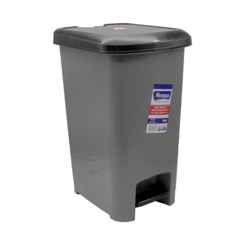SLİM PEDALLI ÇÖP KOVASI 30 LT.ORJ. - 1