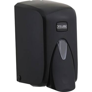 VİALLİ KÖPÜK SABUNLUK HAZNELİ SİYAH 1000 ML - VİALLİ