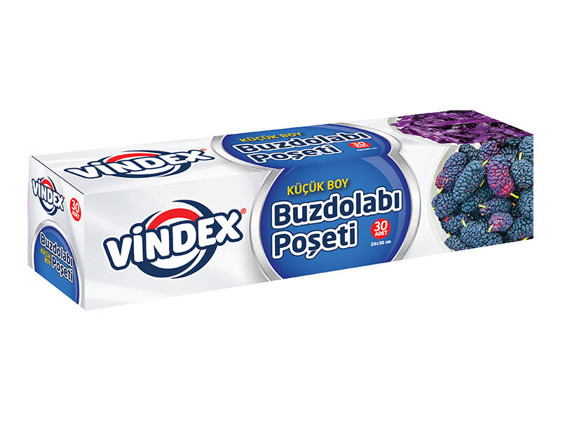 VİNDEX BUZDOLABI POŞETİ KÜÇÜK BOY 30 LU - 1